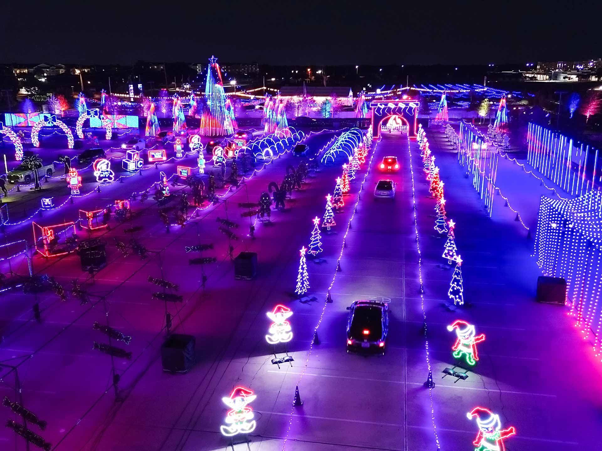 Drive-Through LED Installation